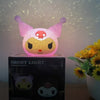 Kawaii Cartoon Character Night Light – Hello Kitty, Kuromi & Stitch LED Lamp for Kids Bedroom, Bedside & Home Decor