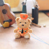 Kawaii Uniform Teddy Bear Keychain – Police & Firefighter Edition (One Piece)
