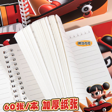 Nezha Anime B5 Spiral Notebook | Cartoon Quotation Coil Book | Cute Kawaii Stationery for Students & Gifting