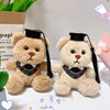Plush Graduation Bear 3D Keychain