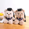 Plush Graduation Bear 3D Keychain
