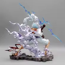 One Piece Gear 5 Luffy Action Figure Lamp – Anime LED Lightning Effect Statue | Premium Luffy Collectible Desk Decor
