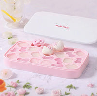 Hello Kitty Silicone Ice Cube Tray Mold – Cute Bow & Kitty Shape Ice Maker for Home, Drinks, Kitchen & Party Use