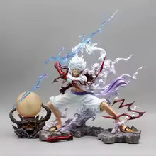 One Piece Gear 5 Luffy Action Figure Lamp – Anime LED Lightning Effect Statue | Premium Luffy Collectible Desk Decor