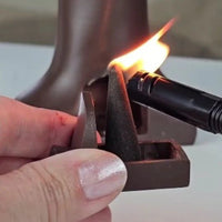 Elegant Lady Face Incense Burner Set with Hand Holder – Modern Resin Smoke Backflow Incense Burner Statue | Aesthetic Home Decor & Meditation Aromatherapy Showpiece