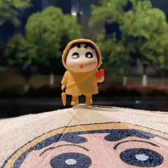 Shinchan Cartoon Automatic Umbrella – Cute Foldable Kids & Women Umbrella | Windproof Waterproof Travel Umbrella | Kawaii Shinchan Rain Umbrella
