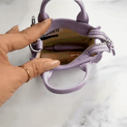 Mini Tote Bag Keychain – Cute Designer Style Coin Purse Keyring | Kawaii Mini Handbag Charm for Girls & Women