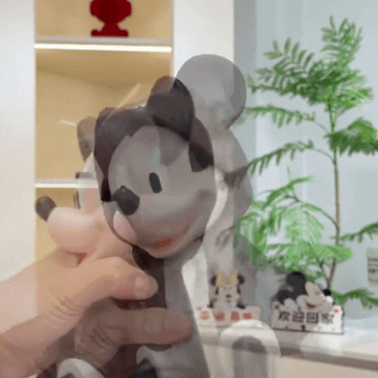 Disney Mickey Mouse Hoodie Sitting Figurine – Cute Kawaii Mickey Mouse Shelf Decor Showpiece for Bedroom, Office Desk & Home Decoration