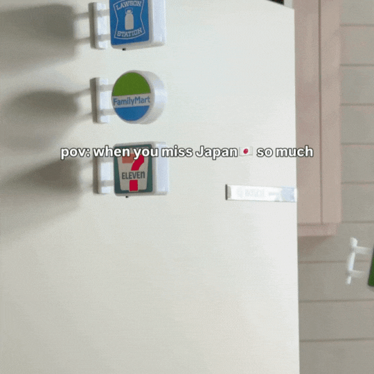 Mini  Fridge Magnet – 7-Eleven, FamilyMart & Cute LED Signboard Style Refrigerator Magnet (Single Piece)
