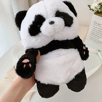Kawaii Panda Plush Backpack – Soft Panda Teddy Mini School Bag for Kids & Girls