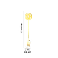 Stainless steel Fruit design cutlery, creative gift box set