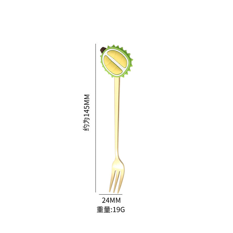 Stainless steel Fruit design cutlery, creative gift box set