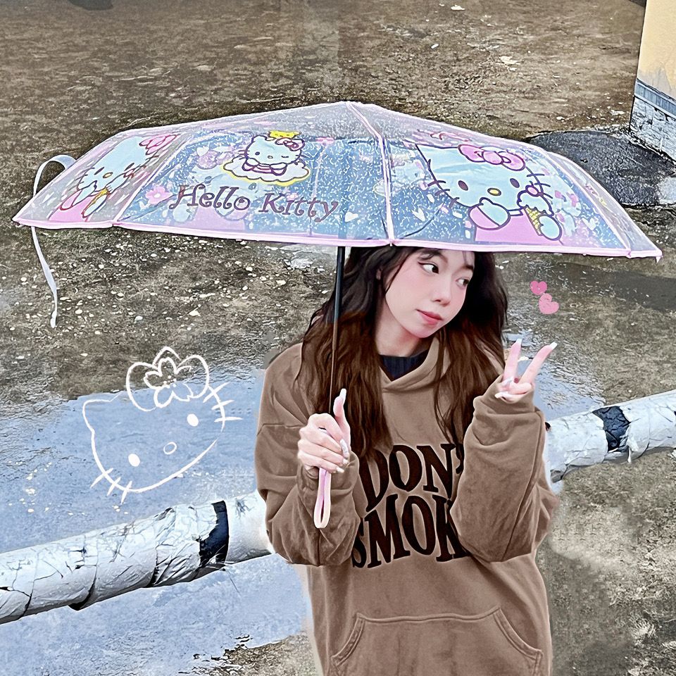 Sanrio New printed transparent Umbrella