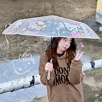 Sanrio New printed transparent Umbrella