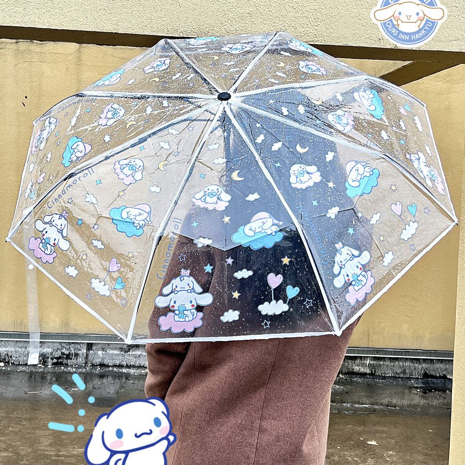Sanrio New printed transparent Umbrella