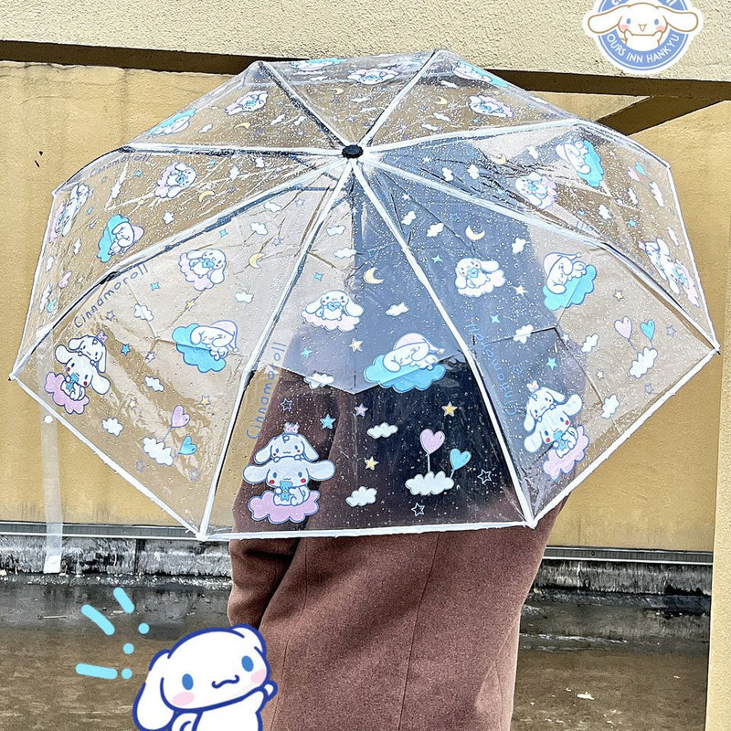 Sanrio New printed transparent Umbrella