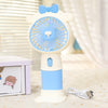 Sanrio new Portable charging Hand fan with stand