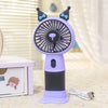 Sanrio new Portable charging Hand fan with stand