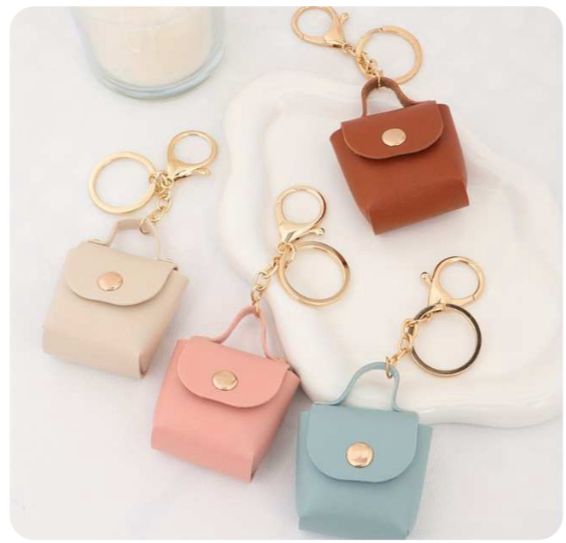Cute Colorful mini coin purse cum keychain