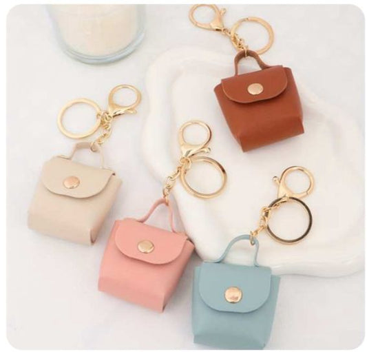 Cute Colorful mini coin purse cum keychain