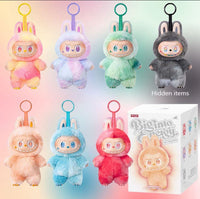 Labubu Premium Cute Hamper Box | Gift Set with Keyring, Blind Plush, Blind Erasers, Stationery Kit, Towel & 6 Pencil Set | Birthday & Return Gift for Kids & Girls