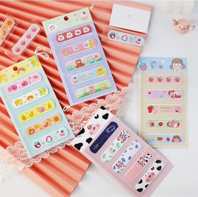 Cartoon Print Cute  Mix design Pack Of 50 Band Aids