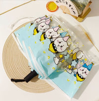 Cute Transparent Cartoon Umbrella | Kawaii Sanrio, Doraemon & Party Animal Print | Windproof & Waterproof Clear Umbrella for Kids & Adults