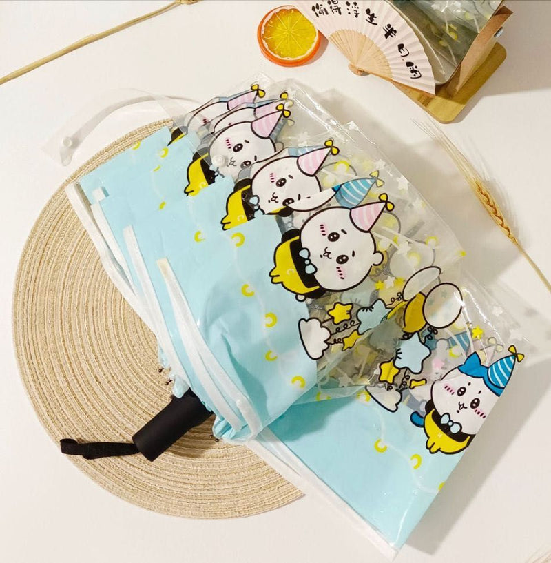 Cute Transparent Cartoon Umbrella | Kawaii Sanrio, Doraemon & Party Animal Print | Windproof & Waterproof Clear Umbrella for Kids & Adults