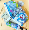 Cute Transparent Cartoon Umbrella | Kawaii Sanrio, Doraemon & Party Animal Print | Windproof & Waterproof Clear Umbrella for Kids & Adults