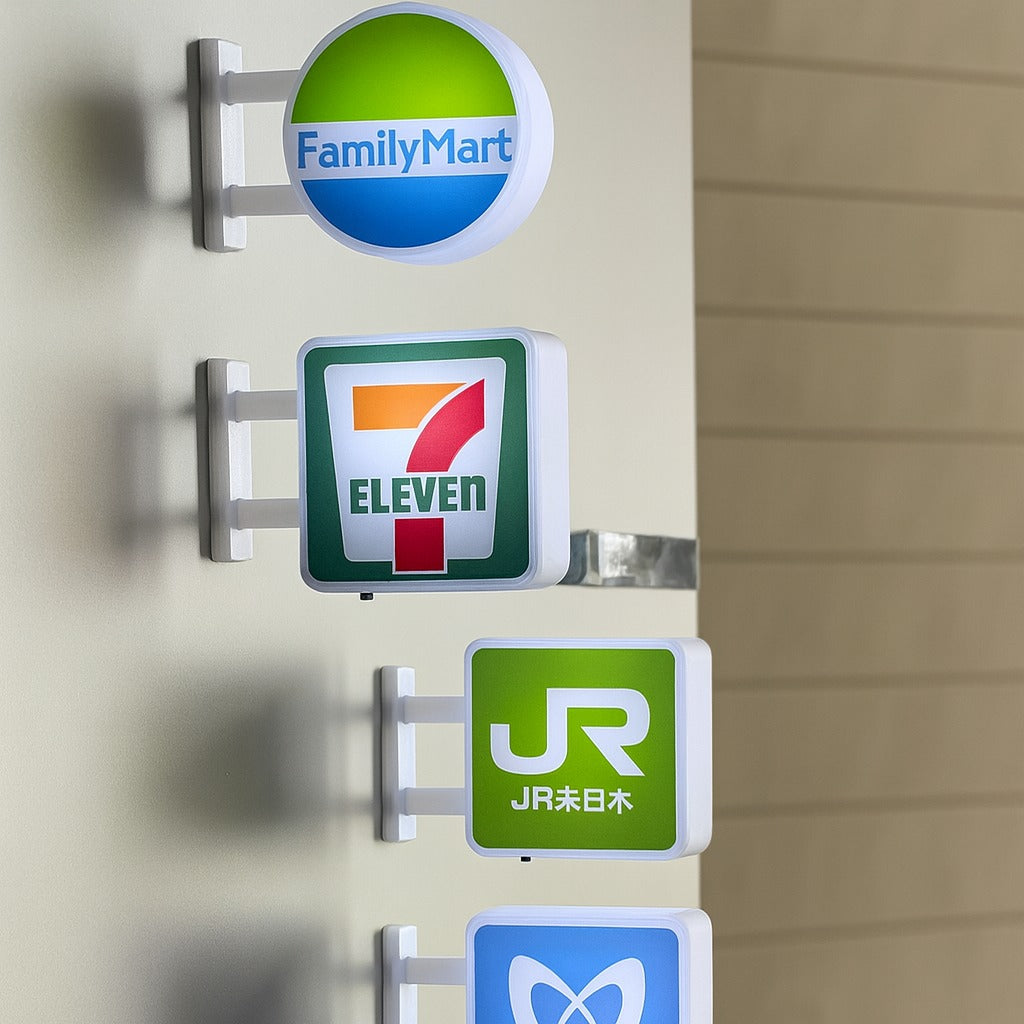 Mini  Fridge Magnet – 7-Eleven, FamilyMart & Cute LED Signboard Style Refrigerator Magnet (Single Piece)