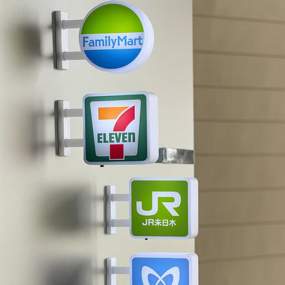 Mini  Fridge Magnet – 7-Eleven, FamilyMart & Cute LED Signboard Style Refrigerator Magnet (Single Piece)