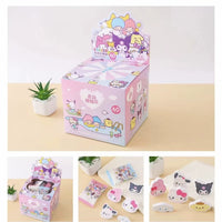 Kawaii Character Blind Pouch Eraser Set – pack of 5