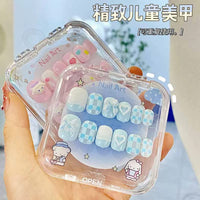 Kawaii Press-On Nail Art Set – Pastel Dreams Collection