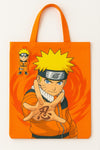 Naruto Uzumaki Orange Tote Bag – Anime Canvas Bag for Fans | Ninja Themed Handbag | Konoha Inspired Gift