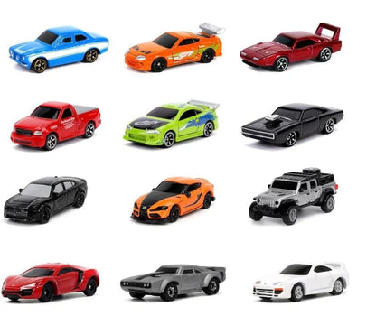 Jada Toys Fast & Furious Nano Hollywood Rides Mystery Vehicle Blind Bag Die-Cast Mini Car | Official Licensed Collectible Surprise Blind Pouch | Random 1 Diecast Car for Kids & Collectors