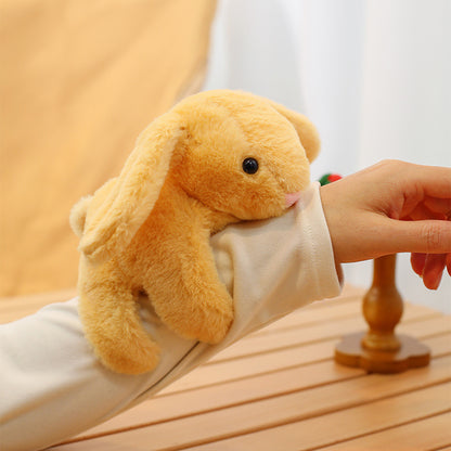 Kawaii Floppy Ear Bunny Plush Wrist Hugger – Cute Rabbit Stuffed Toy Hand & Wrist Accessory