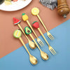 Stainless steel Fruit design cutlery, creative gift box set