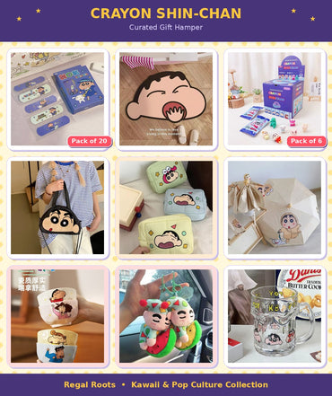 Crayon Shinchan 9-in-1 Ultimate Gift Hamper – Cute, Fun & Everyday Essentials Combo