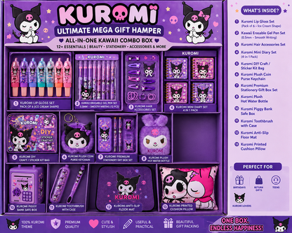 Kuromi Ultimate Mega Gift Hamper – All-in-One Kawaii Combo