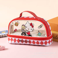 Hello Kitty Premium Kawaii Gift Hamper – Sanrio Gift Box with Cushion Pillow, Shoulder Bag, Plush Toy & Cosmetic Pouch