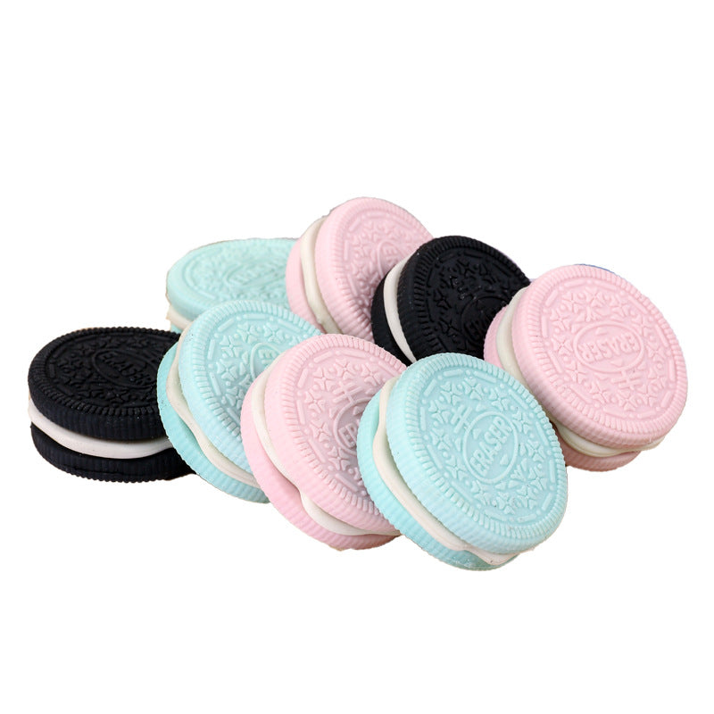 New Cream Biscuit Eraser (Pack of 3)