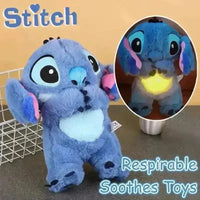 Breathing Stitch Plush Toy with Glowing Belly | Cute Respirable Soft Toy for Kids & Gifts