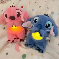 Breathing Stitch Plush Toy with Glowing Belly | Cute Respirable Soft Toy for Kids & Gifts