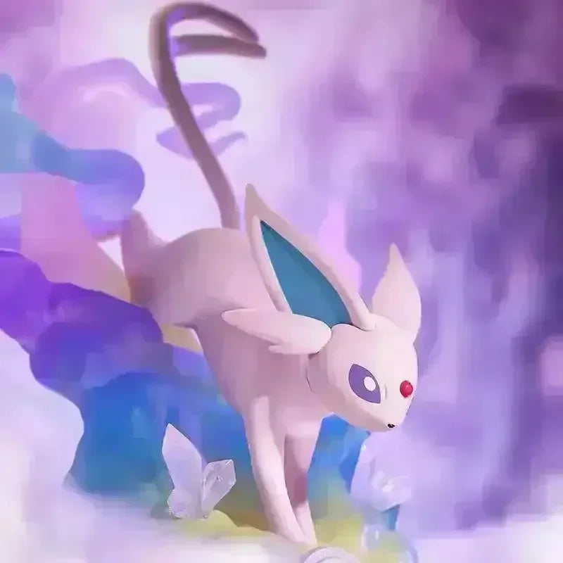 Pokemon Eeveelution PVC Action Figure Set of 9 – Eevee, Vaporeon, Jolteon, Flareon, Espeon, Umbreon, Leafeon, Glaceon & Sylveon Collectible Anime Mini Statues | Pokemon Desk Decor & Gift