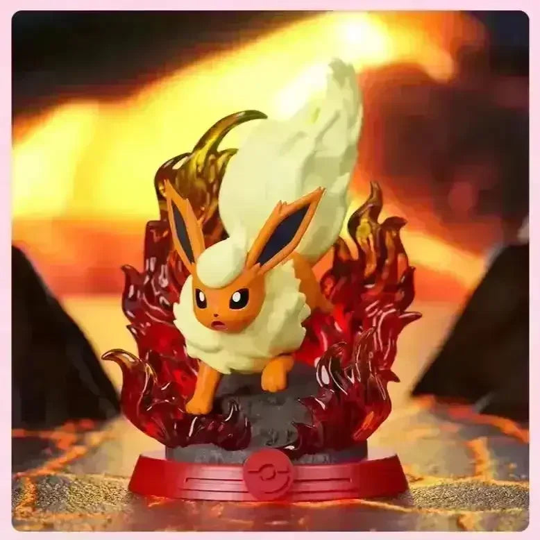 Pokemon Eeveelution PVC Action Figure Set of 9 – Eevee, Vaporeon, Jolteon, Flareon, Espeon, Umbreon, Leafeon, Glaceon & Sylveon Collectible Anime Mini Statues | Pokemon Desk Decor & Gift