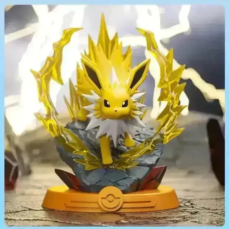 Pokemon Eeveelution PVC Action Figure Set of 9 – Eevee, Vaporeon, Jolteon, Flareon, Espeon, Umbreon, Leafeon, Glaceon & Sylveon Collectible Anime Mini Statues | Pokemon Desk Decor & Gift