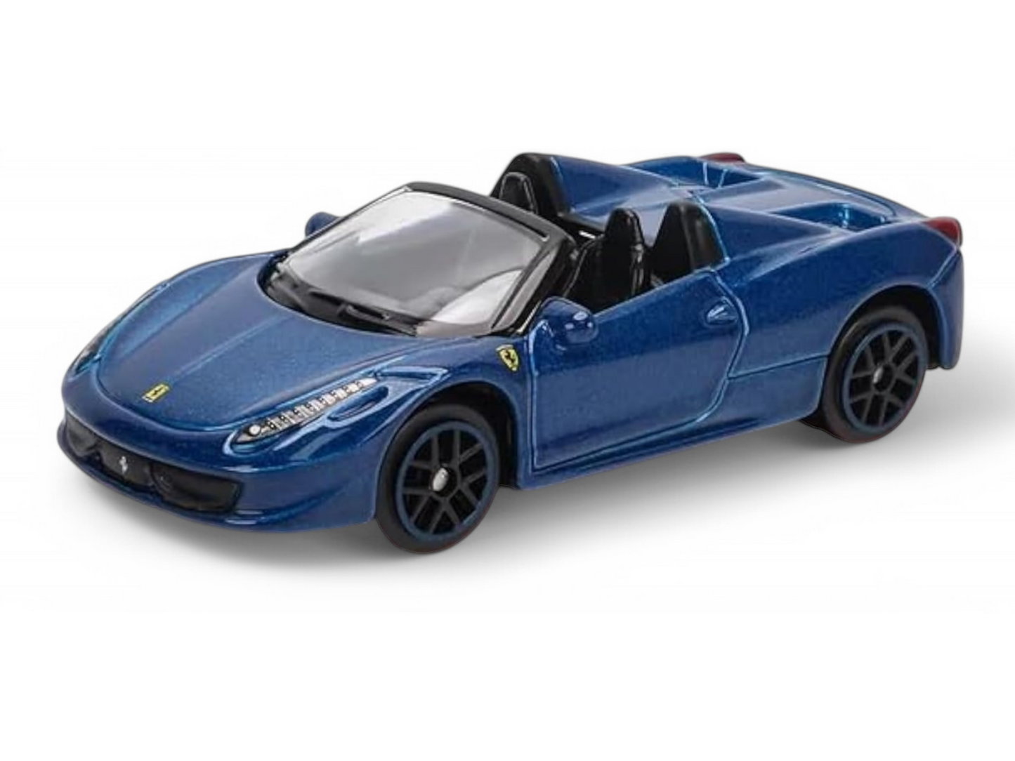 Bburago 1:64 Ferrari 458 Spider Diecast Car Model – Premium Metal Collectible Sports Car Toy (Blue)