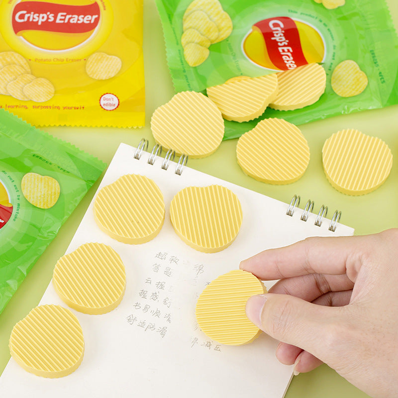 Chips design Eraser (set of 2)