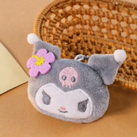 Kawaii Sanrio Plush Keychain – Hello Kitty, My Melody, Kuromi & Cinnamoroll Cute Soft Toy Bag Charm Keyring
