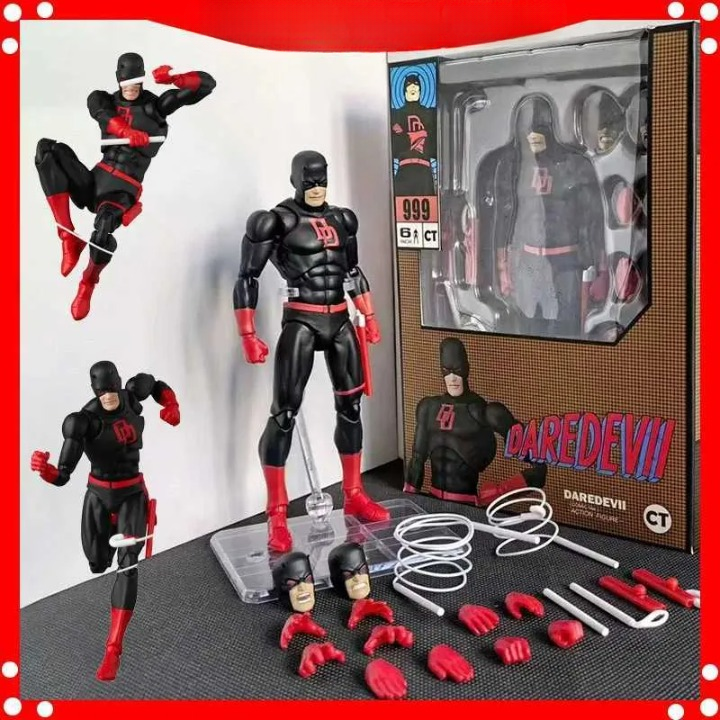 CT Toys Shadowland Daredevil Comic Version Action Figure – 1/12 Scale Movable Collectible with Accessories